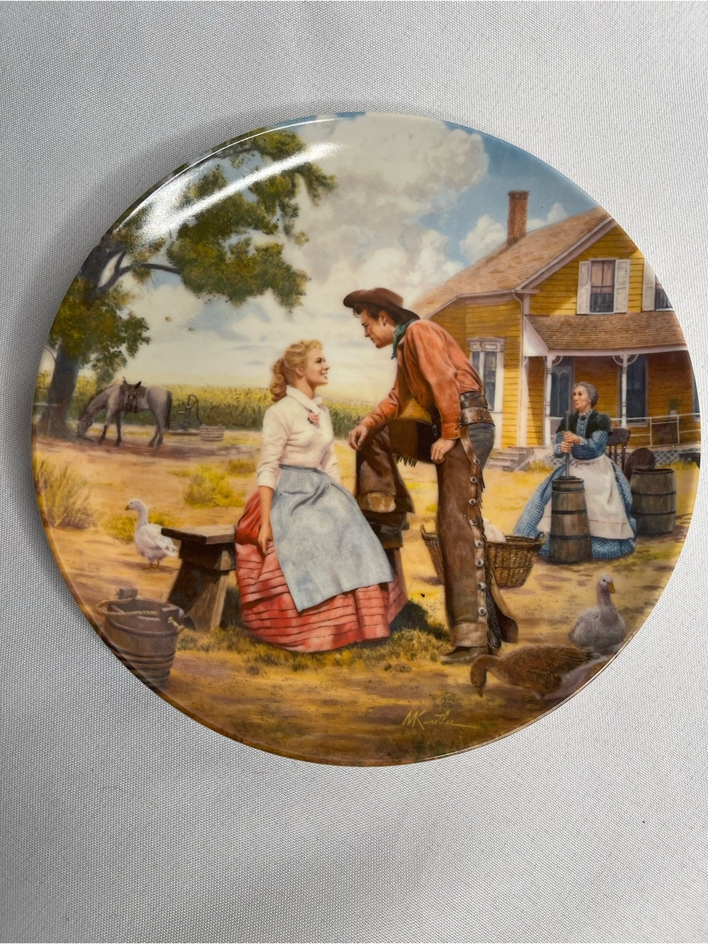Knowles “Oh, What a Beautiful Morning” plate